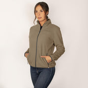 Chamarra fleece para mujer con cuello alto y bolsillos Greenlander - Greenlander