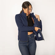 Chamarra fleece para mujer con cuello alto y bolsillos Greenlander - Greenlander