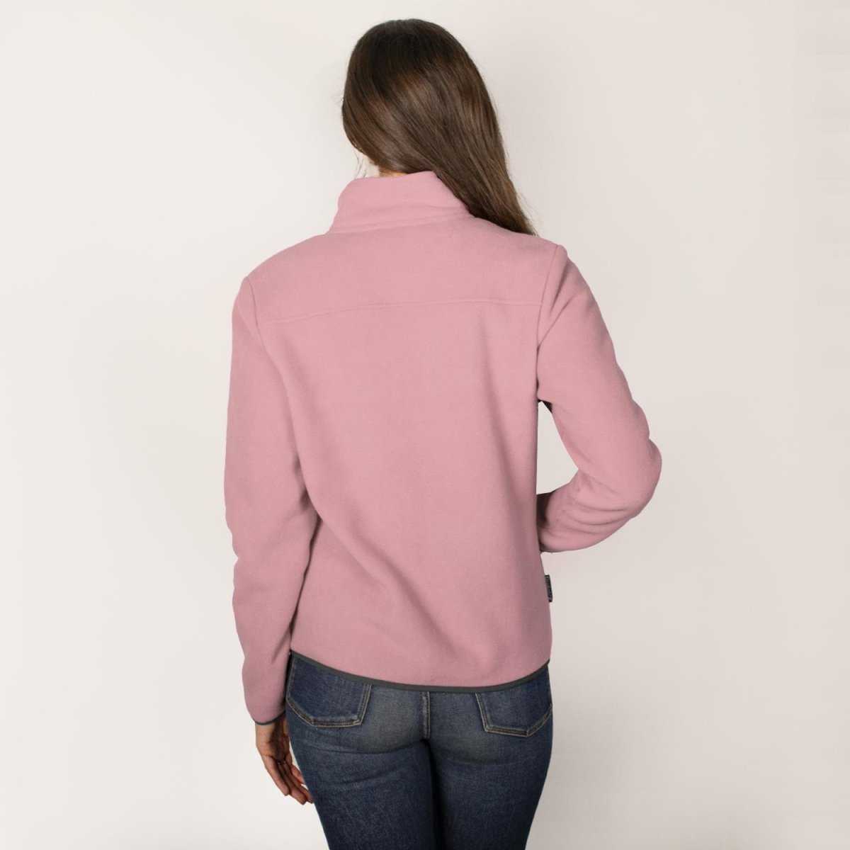 Chamarra fleece para mujer con cuello alto y bolsillos Greenlander - Greenlander