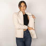 Chamarra fleece para mujer con cuello alto y bolsillos Greenlander - Greenlander