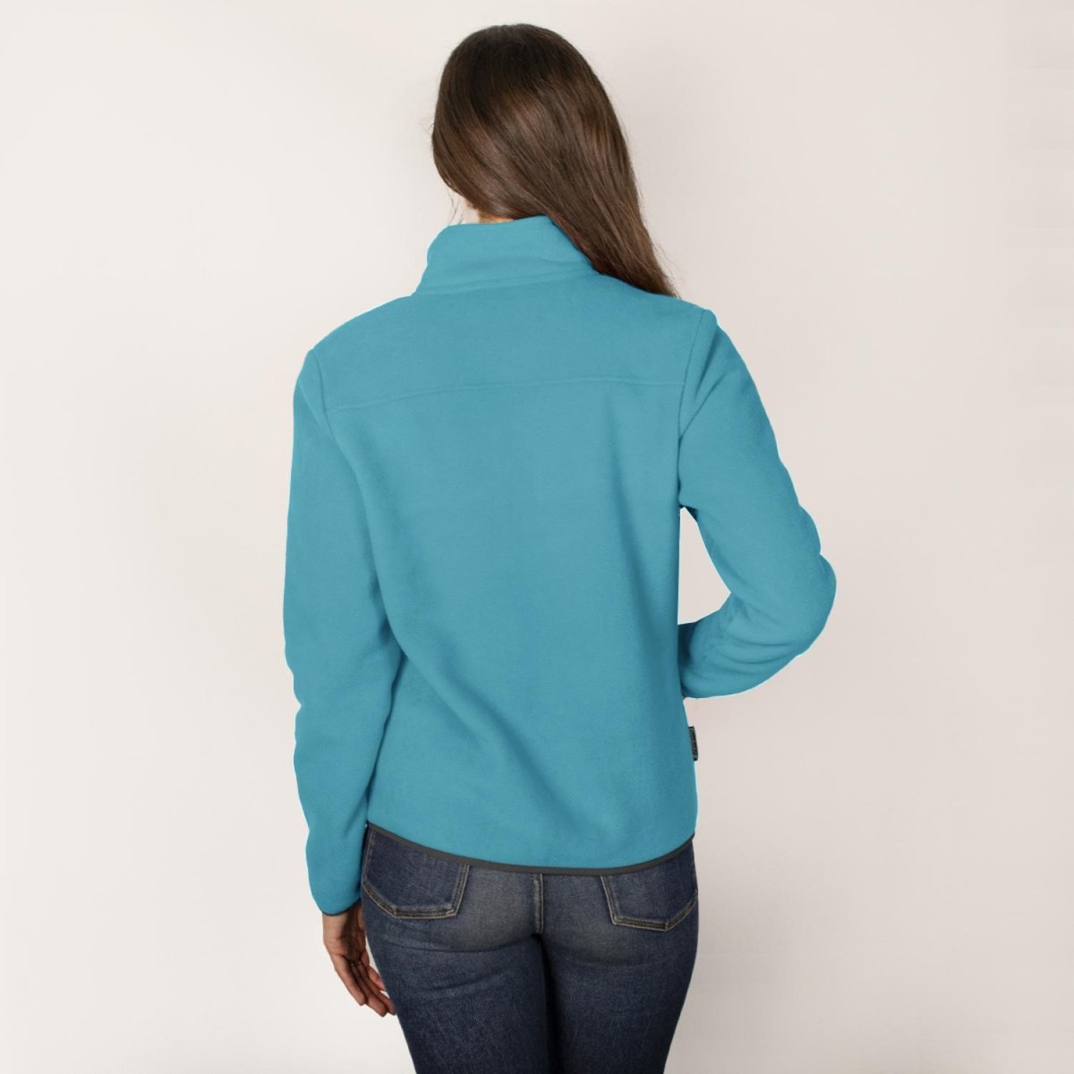 Chamarra fleece para mujer con cuello alto y bolsillos Greenlander - Greenlander