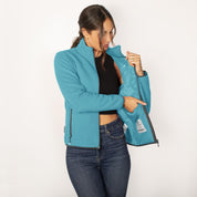 Chamarra fleece para mujer con cuello alto y bolsillos Greenlander - Greenlander