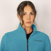 Chamarra fleece para mujer con cuello alto y bolsillos Greenlander - Greenlander