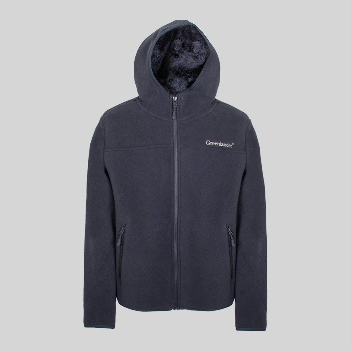 Chamarra fleece para niño con cuello alto y bolsillos Greenlander - Greenlander