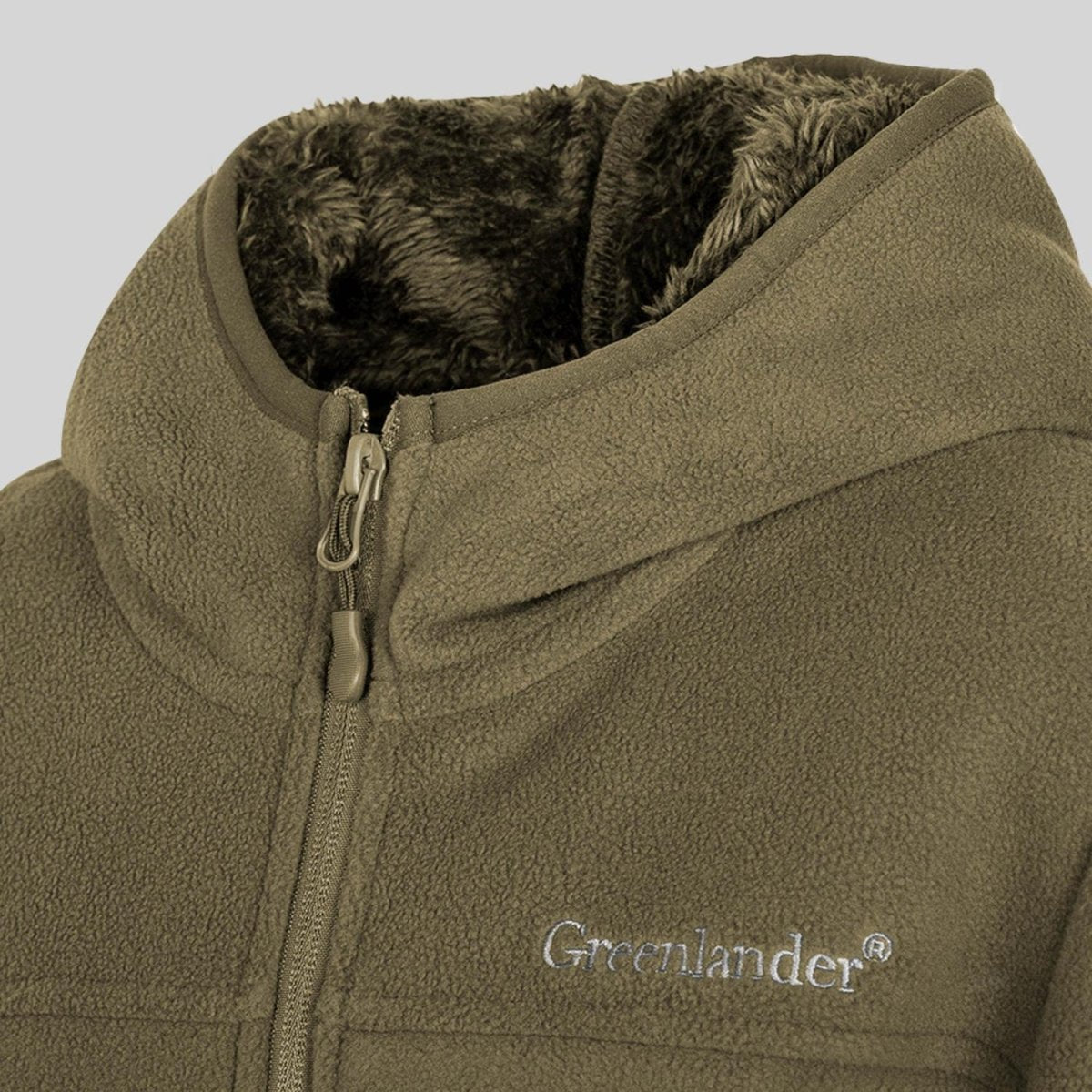 Chamarra fleece para niño con cuello alto y bolsillos Greenlander - Greenlander