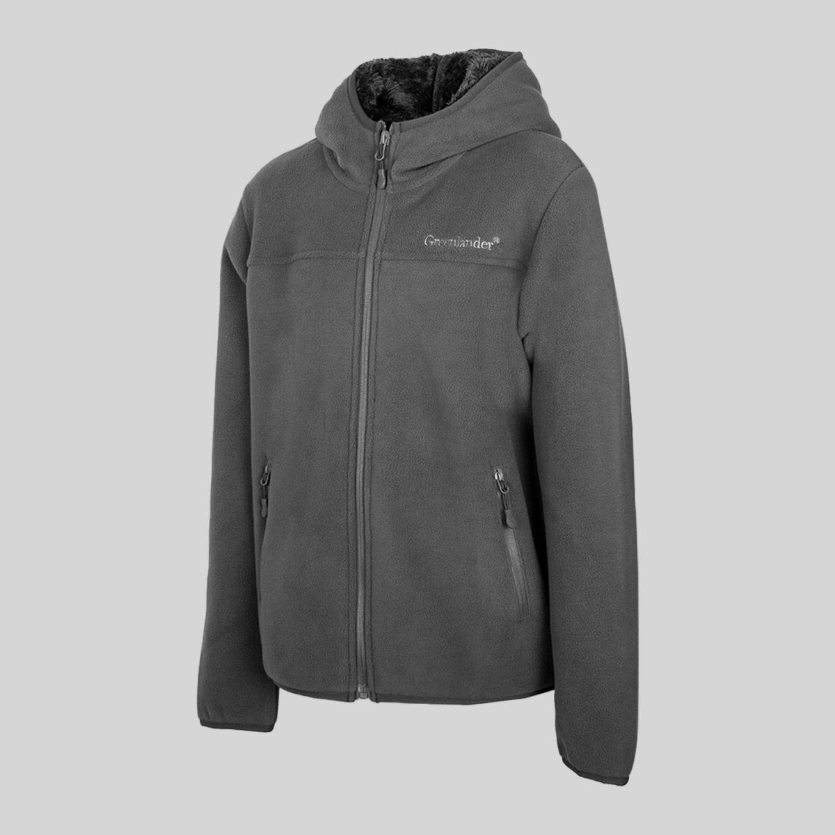 Chamarra fleece para niño con cuello alto y bolsillos Greenlander - Greenlander