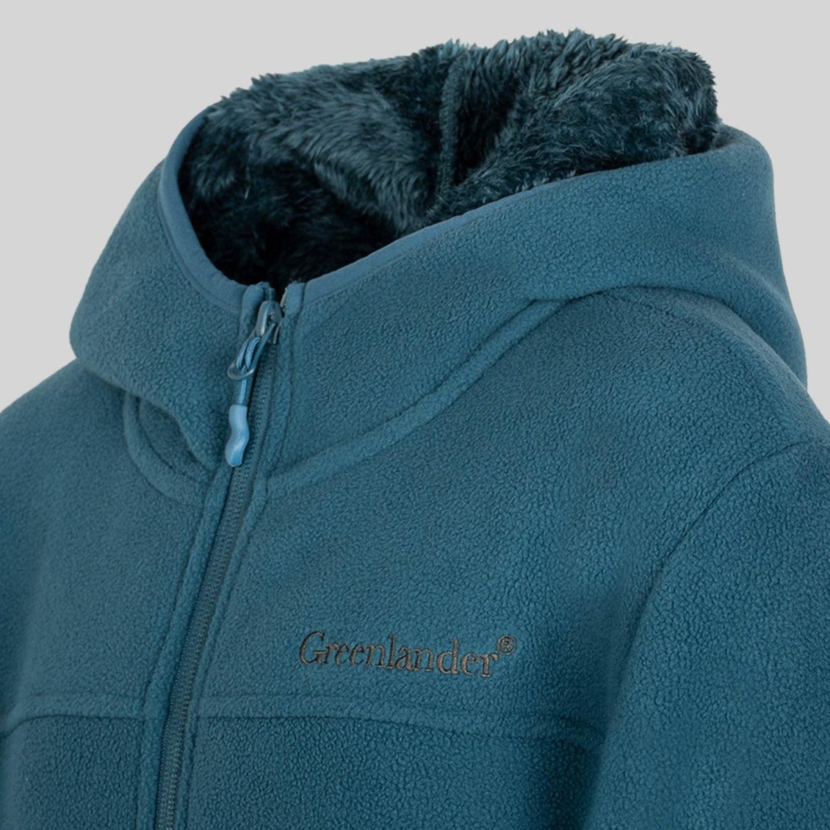 Chamarra fleece para niño con cuello alto y bolsillos Greenlander - Greenlander
