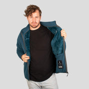 Chamarra fleece plus size para hombre con cuello alto y bolsillos Greenlander - Greenlander