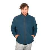 Chamarra fleece plus size para hombre con cuello alto y bolsillos Greenlander - Greenlander