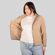 Chamarra fleece plus size para mujer con cuello alto y bolsillos Greenlander - Greenlander