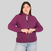 Chamarra fleece plus size para mujer con cuello alto y bolsillos Greenlander - Greenlander