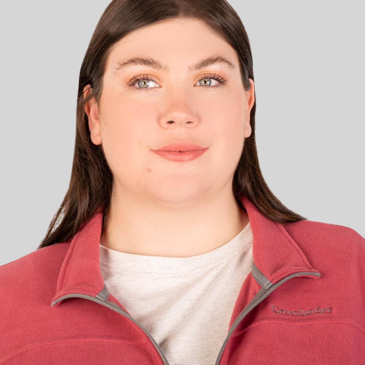 Chamarra fleece plus size para mujer con cuello alto y bolsillos Greenlander - Greenlander