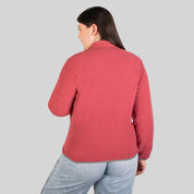 Chamarra fleece plus size para mujer con cuello alto y bolsillos Greenlander - Greenlander