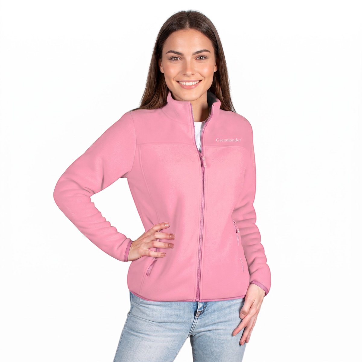 Chamarra Fleece Polar para Mujer con Cierre y Cuello Alto | Greenlander - Greenlander