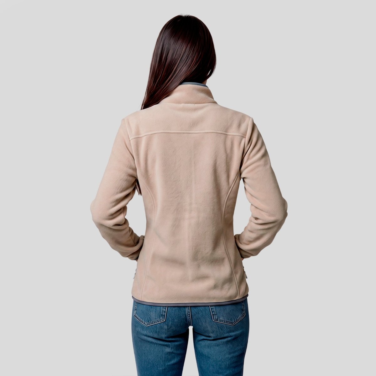 Chamarra Fleece Polar para Mujer con Forro Afelpado y Cuello Alto | Greenlander - Greenlander