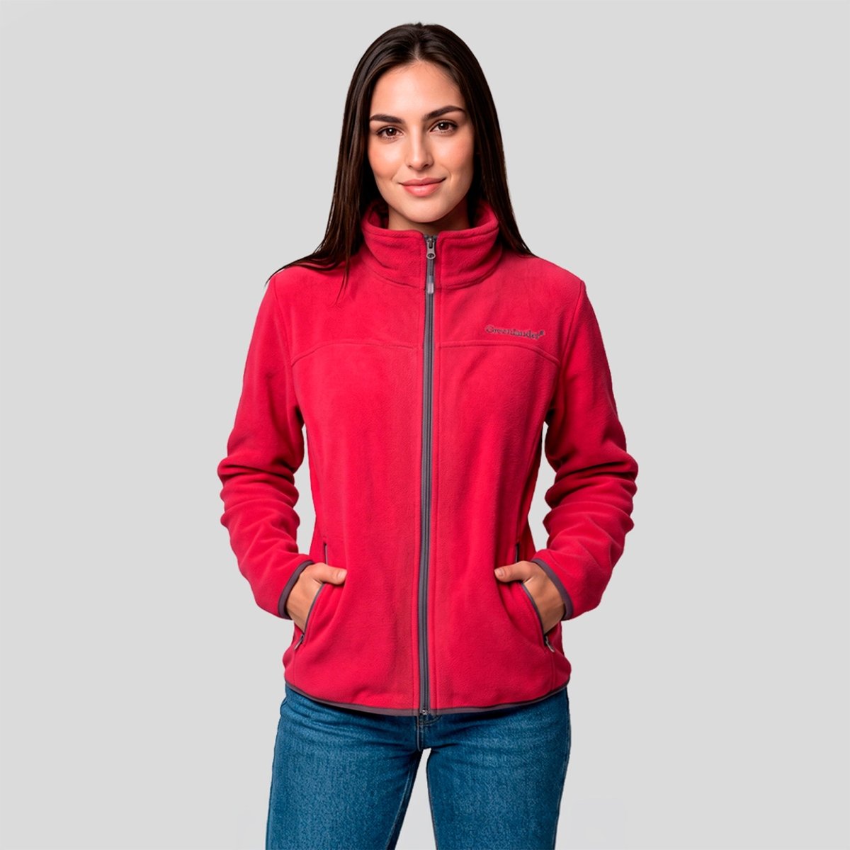 Chamarra Fleece Polar para Mujer con Forro Afelpado y Cuello Alto | Greenlander - Greenlander