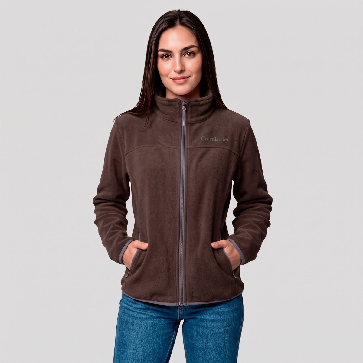Chamarra Fleece Polar para Mujer con Forro Afelpado y Cuello Alto | Greenlander - Greenlander