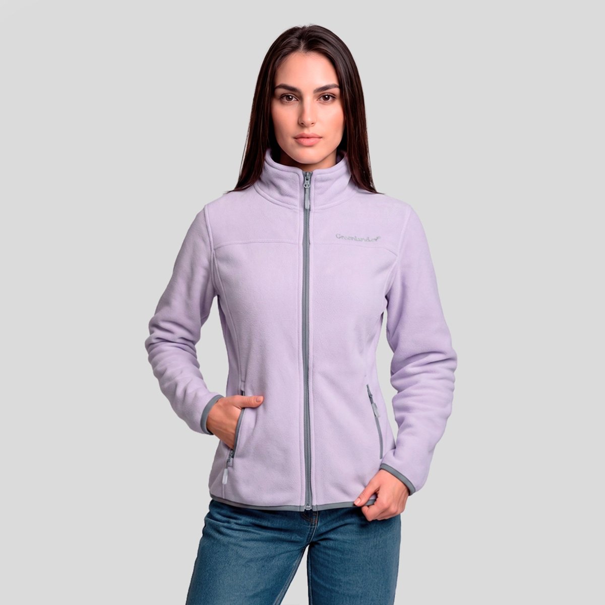 Chamarra Fleece Polar para Mujer con Forro Afelpado y Cuello Alto | Greenlander - Greenlander