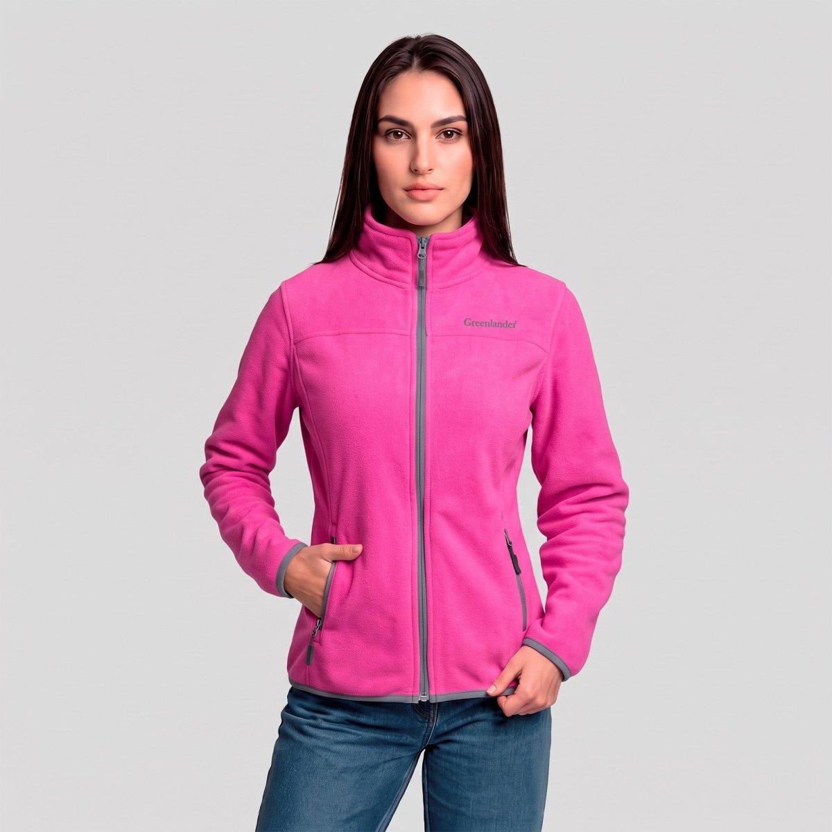 Chamarra Fleece Polar para Mujer con Forro Afelpado y Cuello Alto | Greenlander - Greenlander