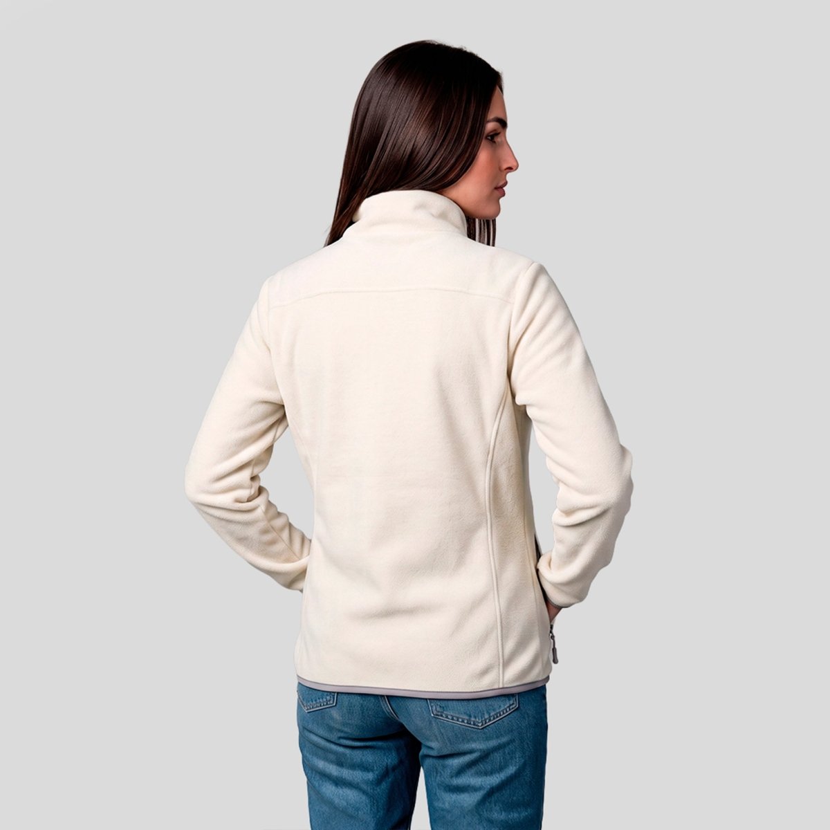 Chamarra Fleece Polar para Mujer con Forro Afelpado y Cuello Alto | Greenlander - Greenlander
