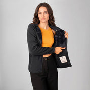 Chamarra Fleece Polar para Mujer con Gorro, Forro Afelpado y Bolsillos con Cierre | Greenlander - Greenlander