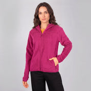 Chamarra Fleece Polar para Mujer con Gorro, Forro Afelpado y Bolsillos con Cierre | Greenlander - Greenlander