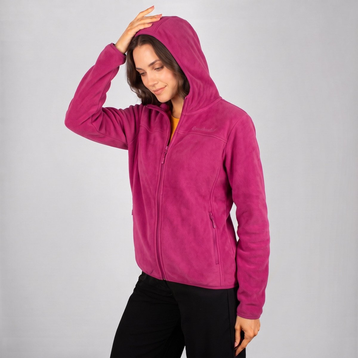 Chamarra Fleece Polar para Mujer con Gorro, Forro Afelpado y Bolsillos con Cierre | Greenlander - Greenlander