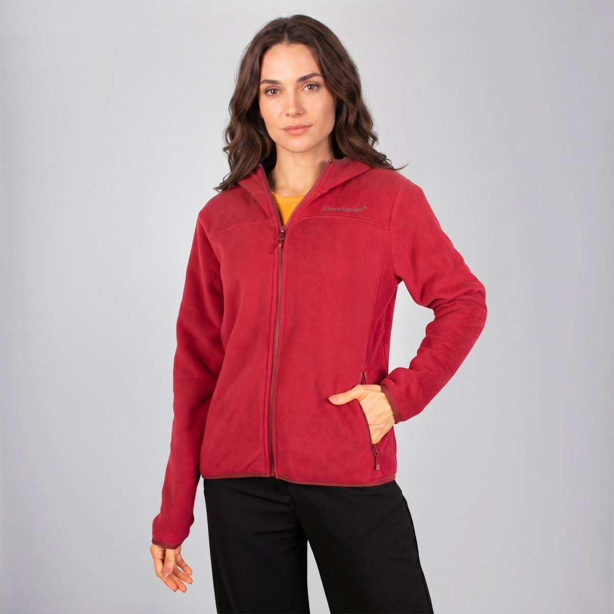 Chamarra Fleece Polar para Mujer con Gorro, Forro Afelpado y Bolsillos con Cierre | Greenlander - Greenlander