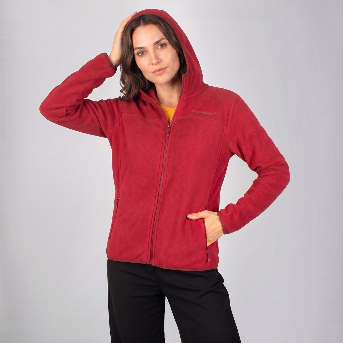 Chamarra Fleece Polar para Mujer con Gorro, Forro Afelpado y Bolsillos con Cierre | Greenlander - Greenlander