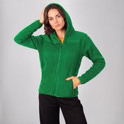 Chamarra Fleece Polar para Mujer con Gorro, Forro Afelpado y Bolsillos con Cierre | Greenlander - Greenlander