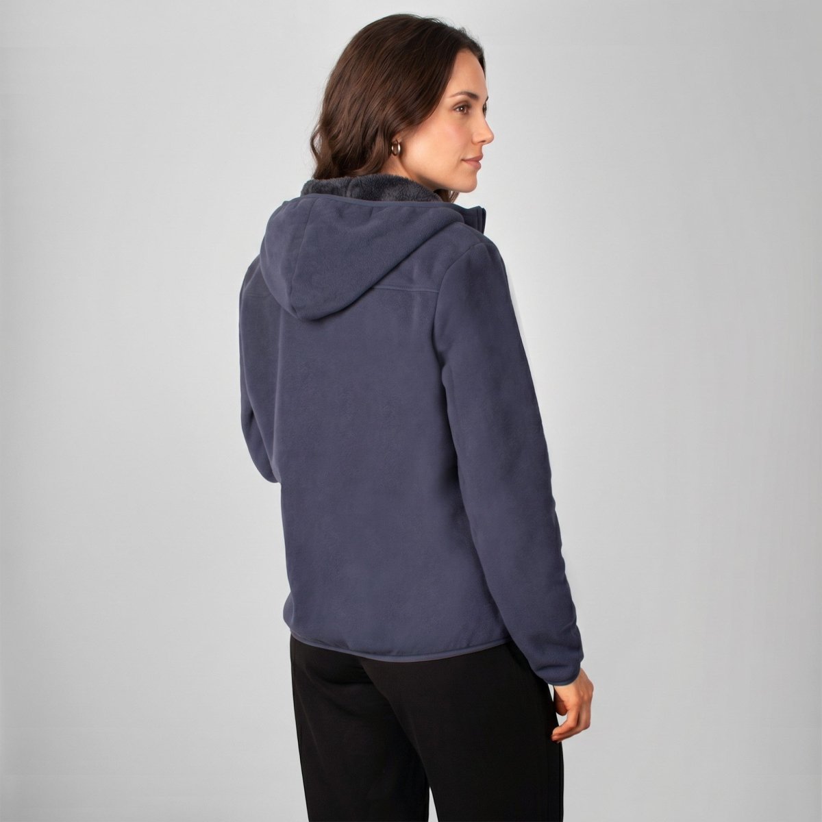 Chamarra Fleece Polar para Mujer con Gorro, Forro Afelpado y Bolsillos con Cierre | Greenlander - Greenlander
