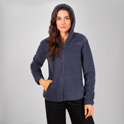 Chamarra Fleece Polar para Mujer con Gorro, Forro Afelpado y Bolsillos con Cierre | Greenlander - Greenlander