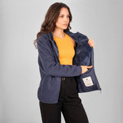 Chamarra Fleece Polar para Mujer con Gorro, Forro Afelpado y Bolsillos con Cierre | Greenlander - Greenlander
