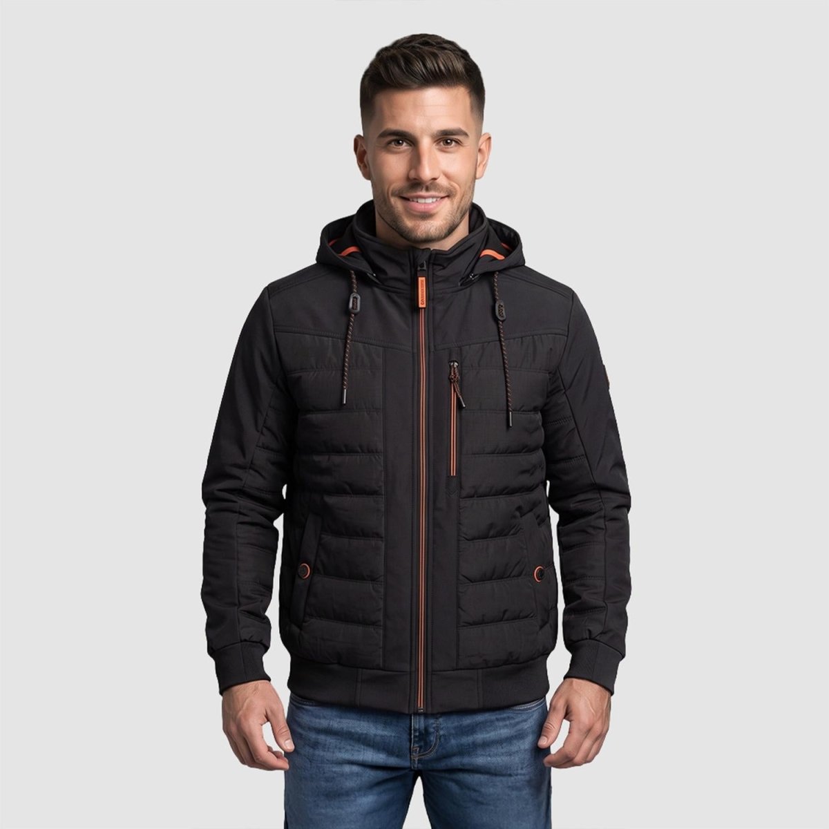 Chamarra Greenlander Capitonada con Gorro oculto para Hombre - Greenlander