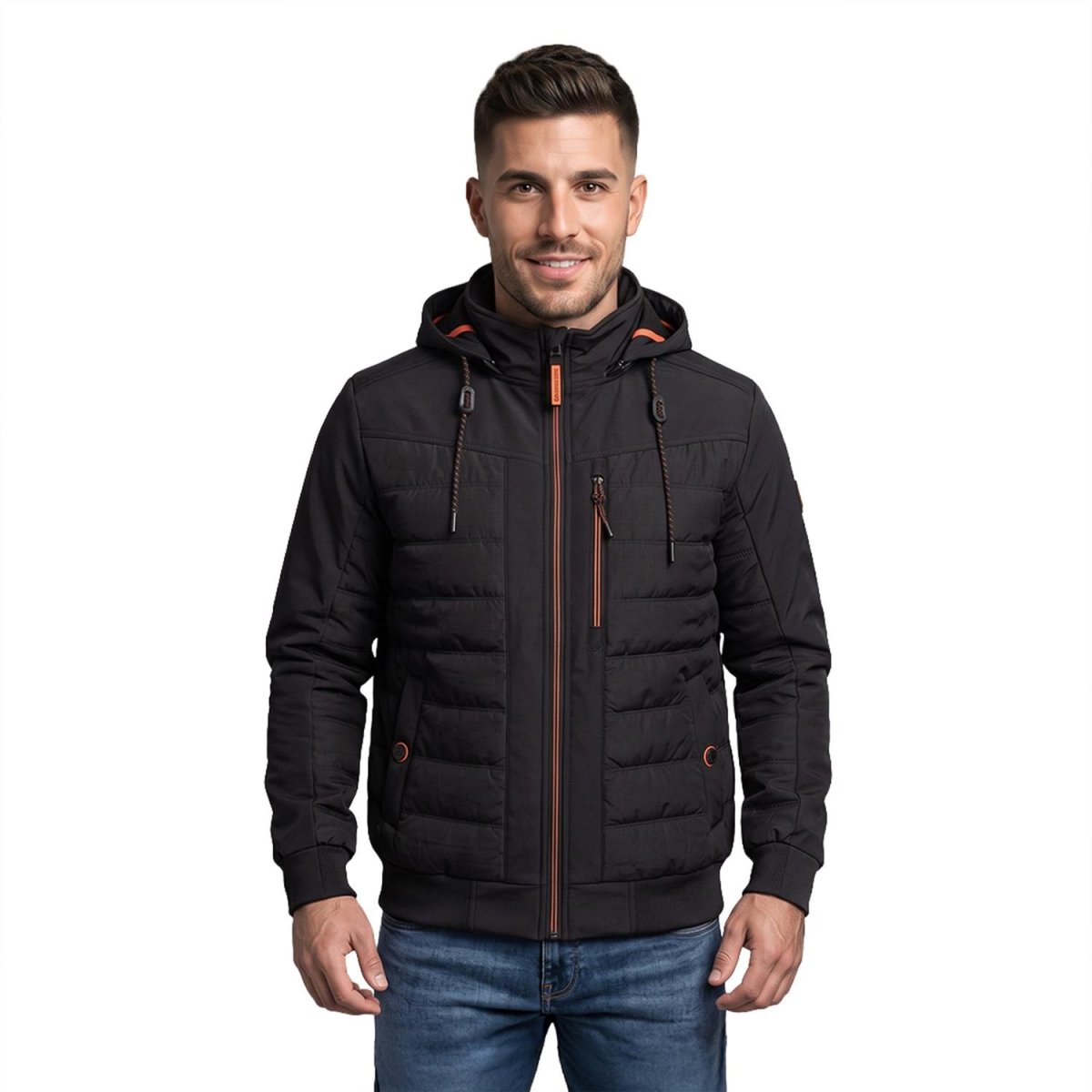 Chamarra Greenlander Capitonada con Gorro oculto para Hombre - Greenlander