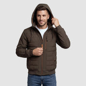 Chamarra Greenlander Capitonada con Gorro oculto para Hombre - Greenlander