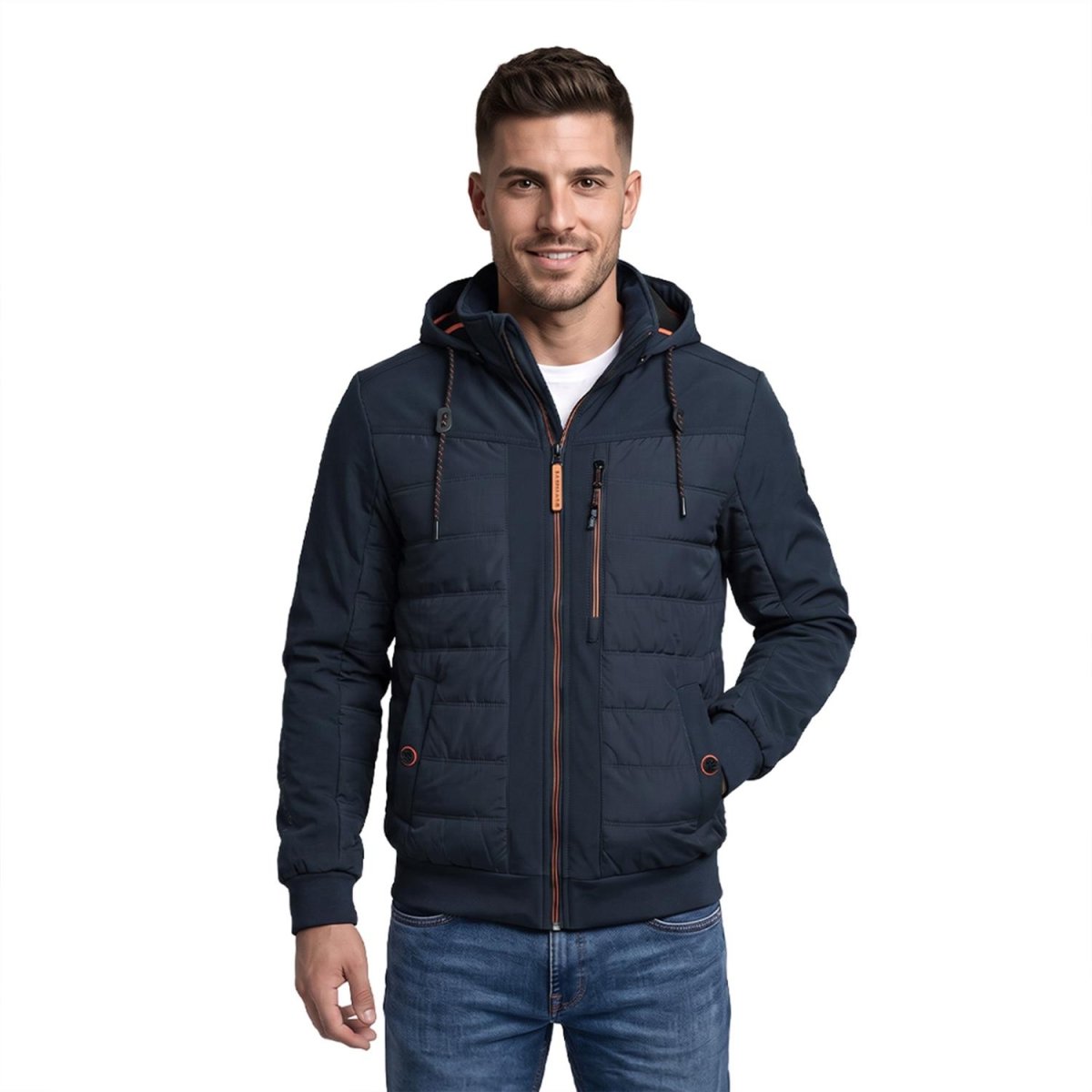 Chamarra Greenlander Capitonada con Gorro oculto para Hombre - Greenlander