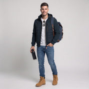 Chamarra Greenlander Capitonada con Gorro oculto para Hombre - Greenlander