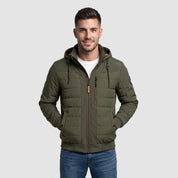 Chamarra Greenlander Capitonada con Gorro oculto para Hombre - Greenlander