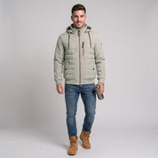 Chamarra Greenlander Capitonada con Gorro oculto para Hombre - Greenlander