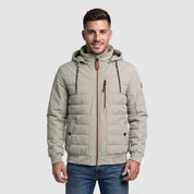 Chamarra Greenlander Capitonada con Gorro oculto para Hombre - Greenlander