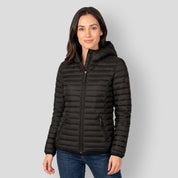 Chamarra Greenlander capitonada de pluma con gorro desmontable Mujer - Greenlander