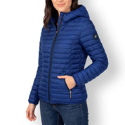 Chamarra Greenlander capitonada de pluma con gorro desmontable Mujer - Greenlander
