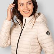 Chamarra Greenlander capitonada de pluma con gorro desmontable Mujer - Greenlander
