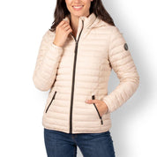 Chamarra Greenlander capitonada de pluma con gorro desmontable Mujer - Greenlander