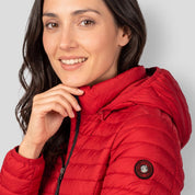 Chamarra Greenlander capitonada de pluma con gorro desmontable Mujer - Greenlander