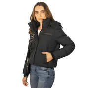 Chamarra Greenlander corta capitonada para mujer con capucha desmontable - Greenlander