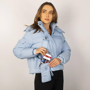 Chamarra Greenlander corta capitonada para mujer con capucha desmontable - Greenlander