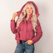 Chamarra Greenlander corta capitonada para mujer con capucha desmontable - Greenlander