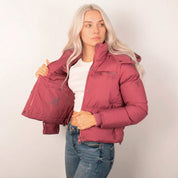 Chamarra Greenlander corta capitonada para mujer con capucha desmontable - Greenlander